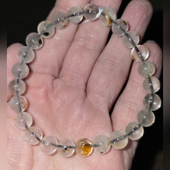 8mm Herkimer Diamond Bracelet - Picture 5 of 15